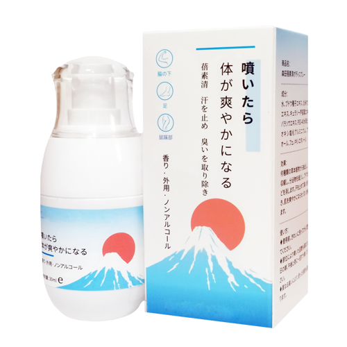 日本蓓素清爽身噴霧 30ml 內外包裝完整細節 便攜規格