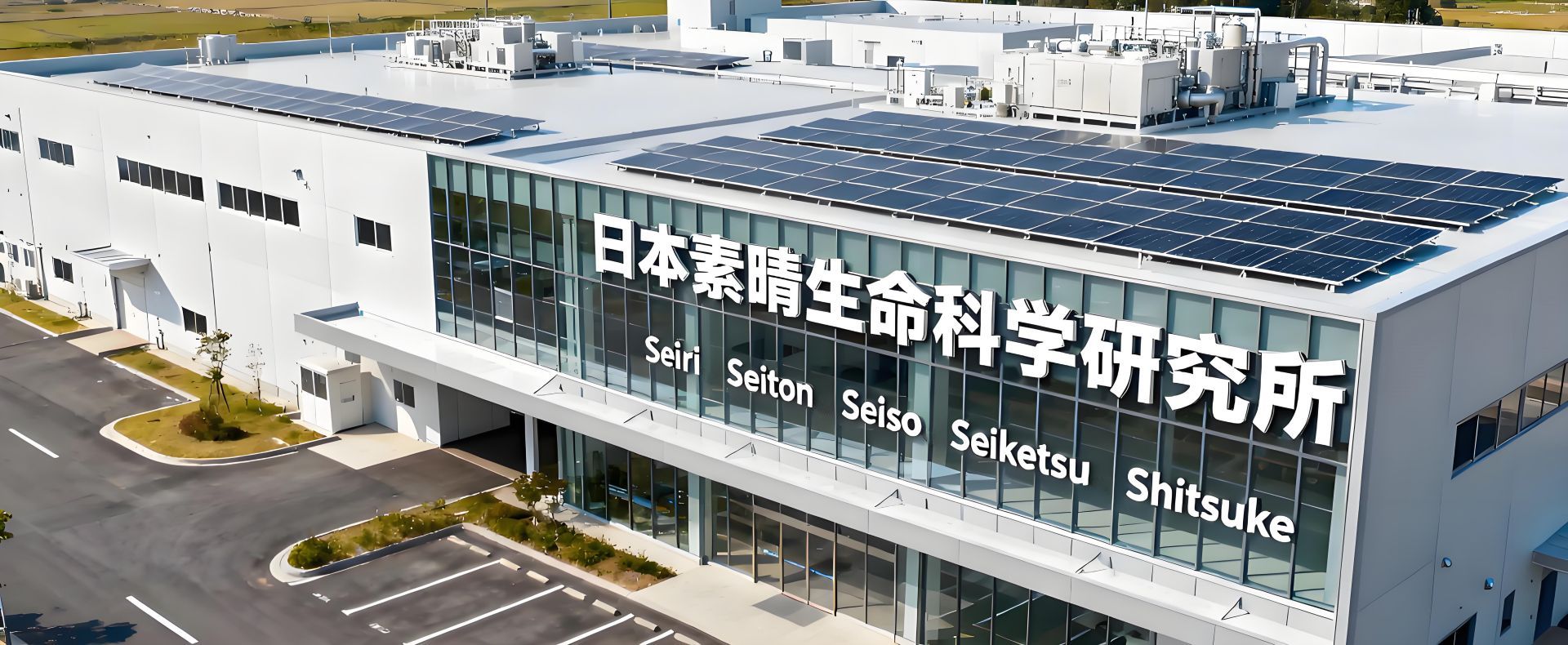 日本素晴生命科學研究所 總部大樓外觀 品牌實體展示