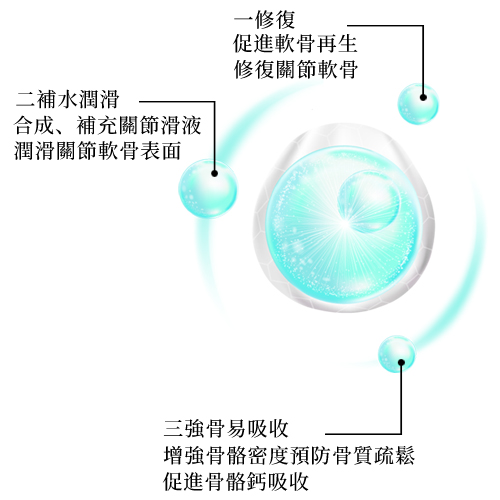 御正君骨活丸 三層骨骼護理體系 一修二補三強勁