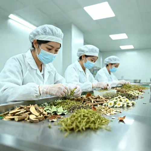 日本素晴生命科學研究所 工廠工人 嚴選篩選原材料 源頭把控品質