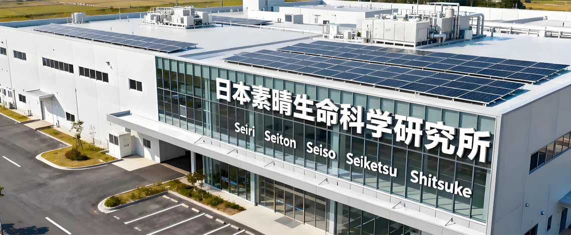 日本素晴生命科學研究所 總部大樓外觀 品牌實體展示